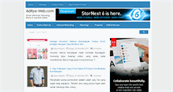 Desktop Screenshot of aditya-web.com