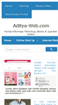 Mobile Screenshot of aditya-web.com